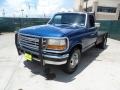 Medium Lapis Blue Metallic - F350 XLT Regular Cab Chassis Photo No. 7