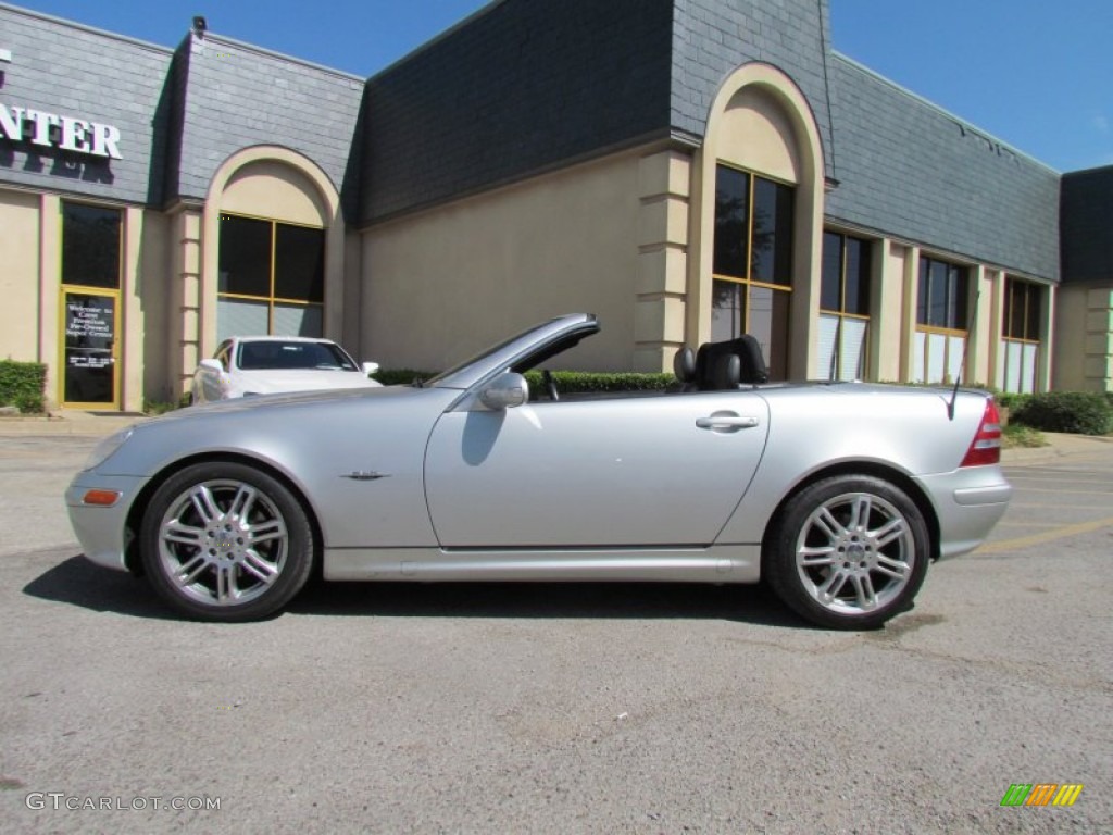 Brilliant Silver Metallic 2004 Mercedes-Benz SLK 320 Roadster Exterior Photo #51609034