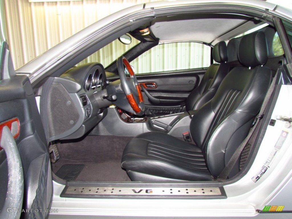 Charcoal Interior 2004 Mercedes-Benz SLK 320 Roadster Photo #51609094