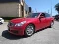 2008 Garnet Ember Red Infiniti G 35 Journey Sedan  photo #3