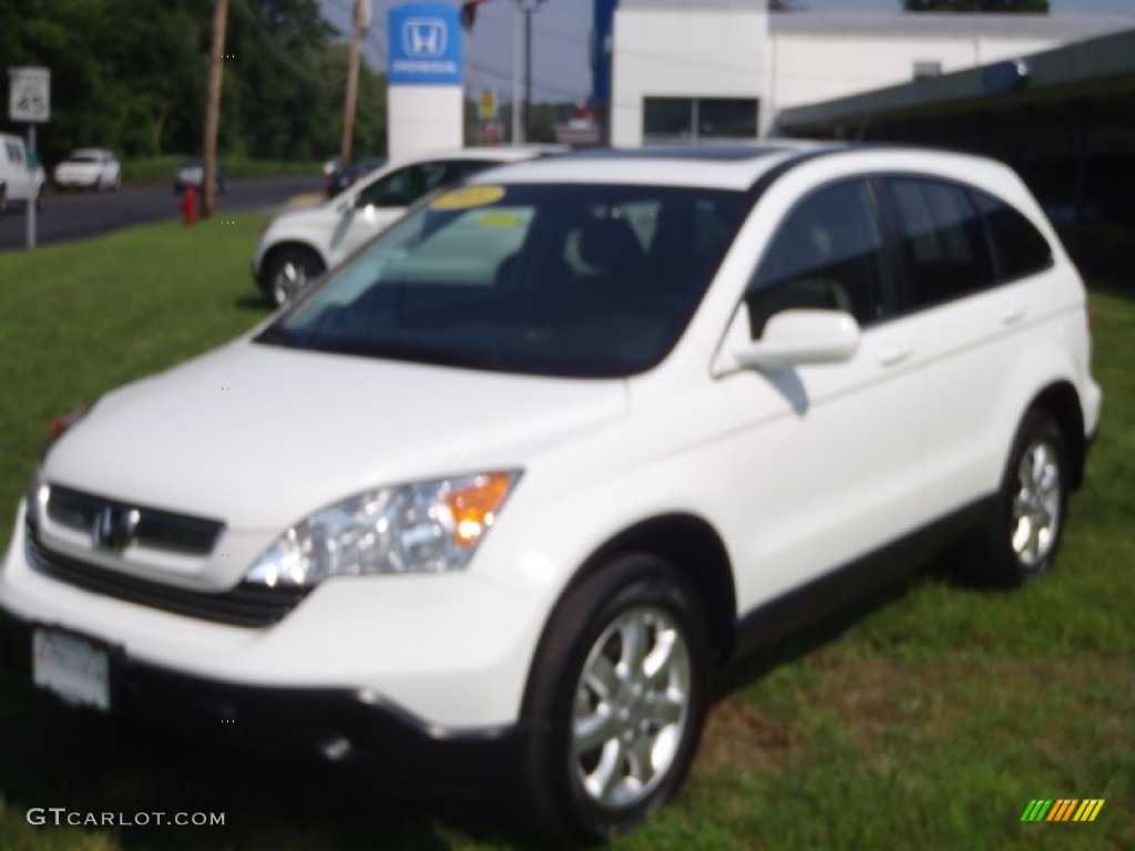 2009 CR-V EX-L 4WD - Taffeta White / Gray photo #24