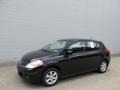 2009 Super Black Nissan Versa 1.8 SL Hatchback  photo #1