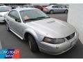 Silver Metallic 2001 Ford Mustang V6 Coupe