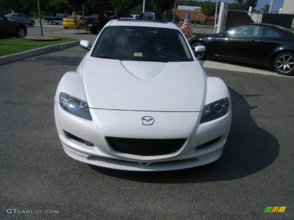 2005 RX-8 Sport - Whitewater Pearl / Black photo #8