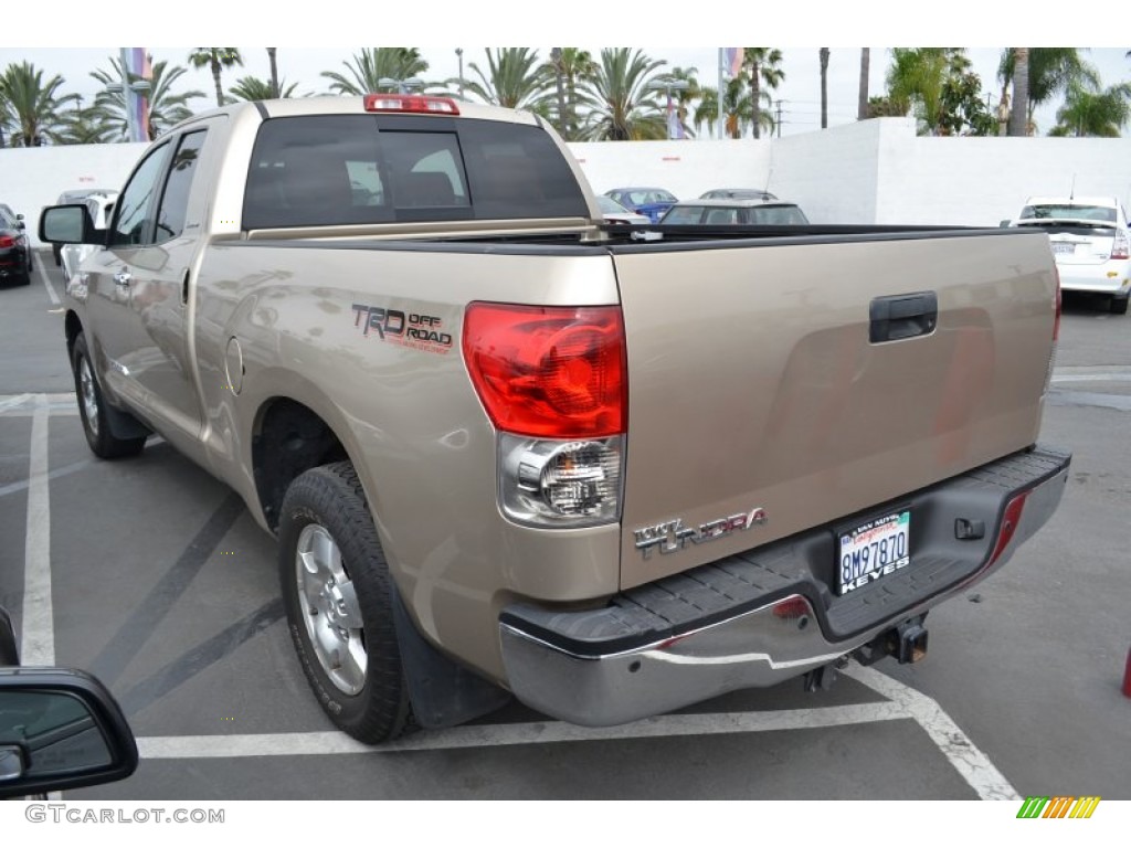 2008 Tundra Limited Double Cab - Pyrite Mica / Red Rock photo #3