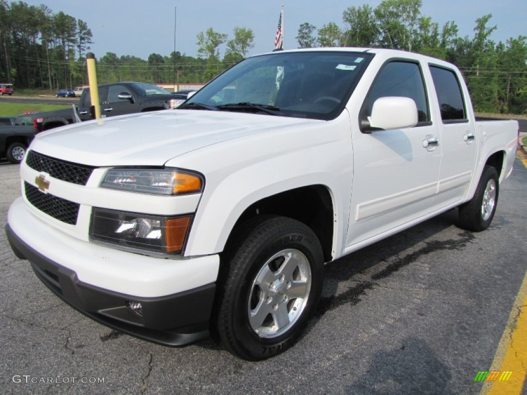 Summit White 2012 Chevrolet Colorado LT Crew Cab Exterior Photo #51612436