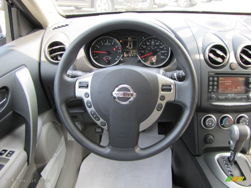 2011 Rogue SV - Wicked Black / Gray photo #12