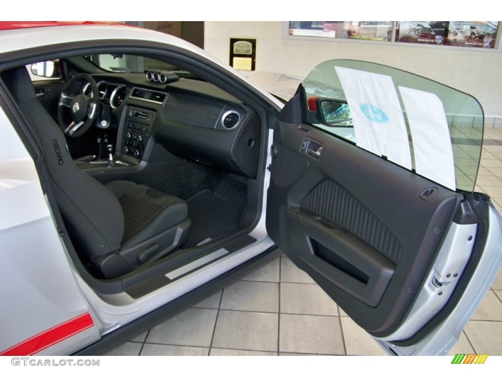 Charcoal Black Recaro Sport Seats Interior 2012 Ford Mustang Boss 302 Laguna Seca Photo #51614575