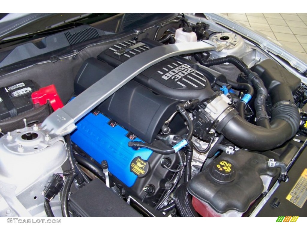 2012 Ford Mustang Boss 302 Laguna Seca 5.0 Liter Hi-Po DOHC 32-Valve Ti-VCT V8 Engine Photo #51614680