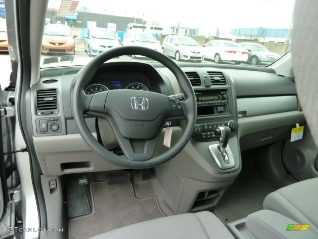 2011 Honda CR-V LX 4WD Gray Dashboard Photo #51614698
