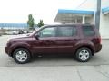 2011 Dark Cherry Pearl Honda Pilot EX-L 4WD  photo #2