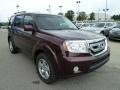 2011 Dark Cherry Pearl Honda Pilot EX-L 4WD  photo #7