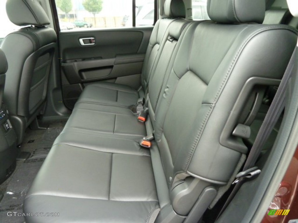 Black Interior 2011 Honda Pilot EX-L 4WD Photo #51614959