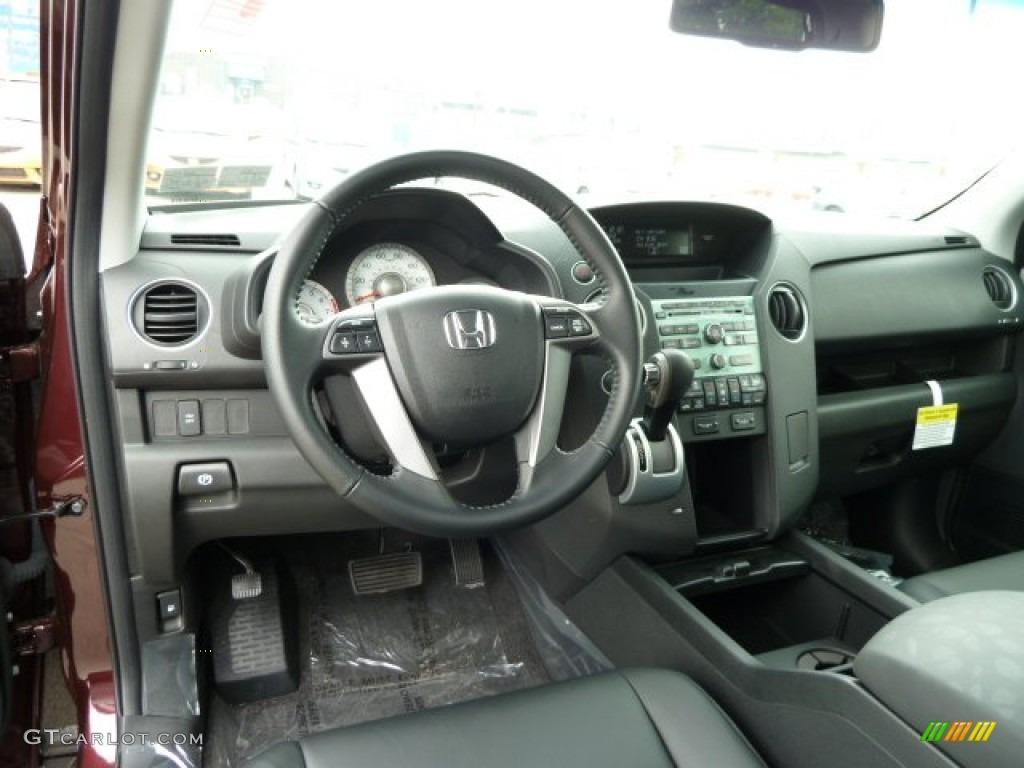 2011 Honda Pilot EX-L 4WD Black Dashboard Photo #51614983