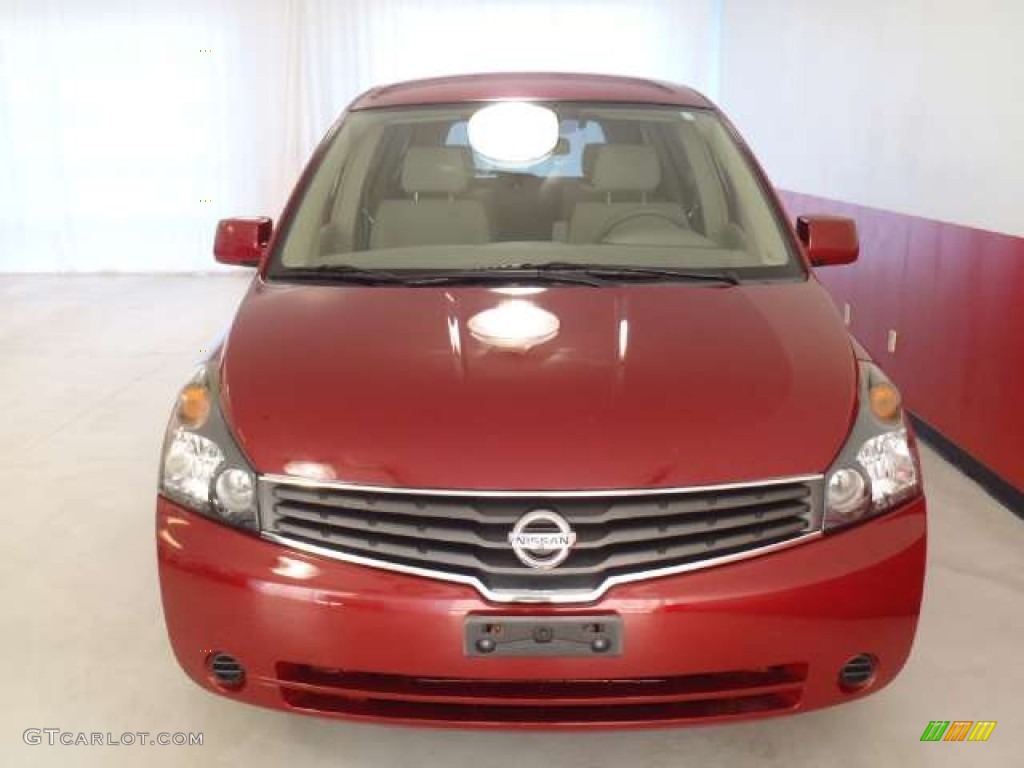 2007 Quest 3.5 S - Red Brawn Metallic / Beige photo #3