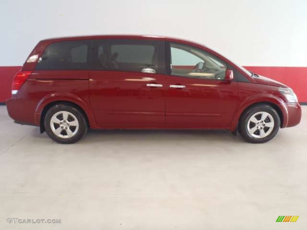 2007 Quest 3.5 S - Red Brawn Metallic / Beige photo #4