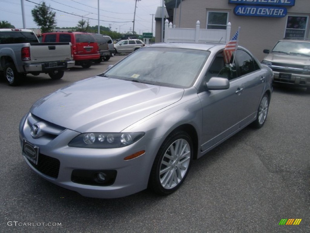 2006 MAZDA6 MAZDASPEED6 Grand Touring - Liquid Platinum Metallic / Black/White photo #1