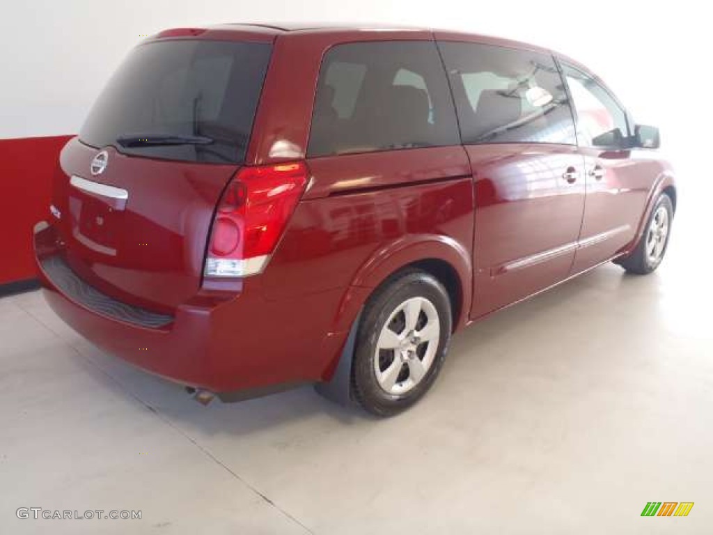 2007 Quest 3.5 S - Red Brawn Metallic / Beige photo #5
