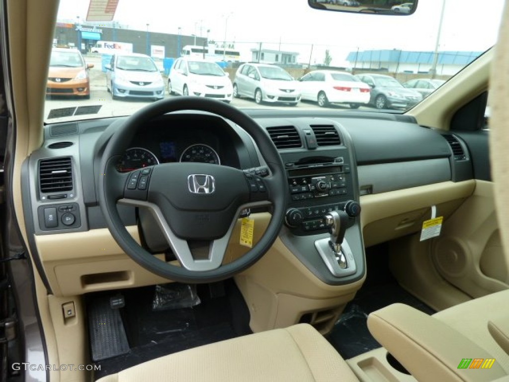 2011 Honda CR-V EX 4WD Ivory Dashboard Photo #51615532