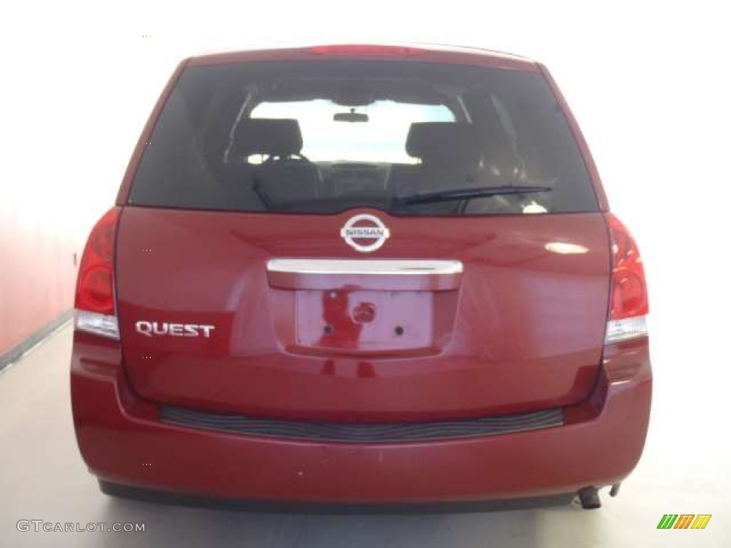 2007 Quest 3.5 S - Red Brawn Metallic / Beige photo #6