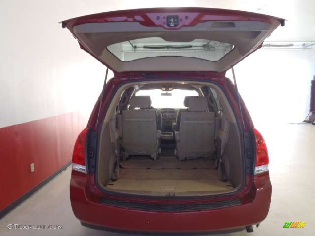 2007 Quest 3.5 S - Red Brawn Metallic / Beige photo #7