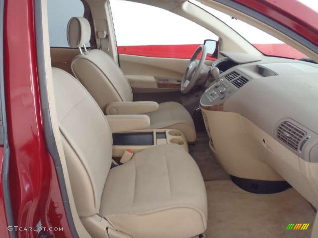 2007 Quest 3.5 S - Red Brawn Metallic / Beige photo #8
