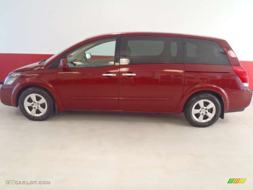 2007 Quest 3.5 S - Red Brawn Metallic / Beige photo #19