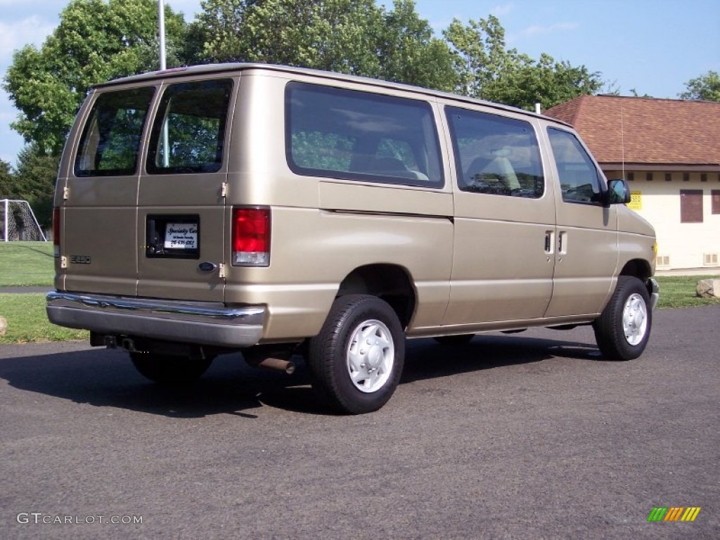 2000 E Series Van E250 Passenger - Harvest Gold Metallic / Medium Parchment photo #6