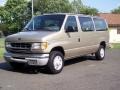 2000 Harvest Gold Metallic Ford E Series Van E250 Passenger  photo #10