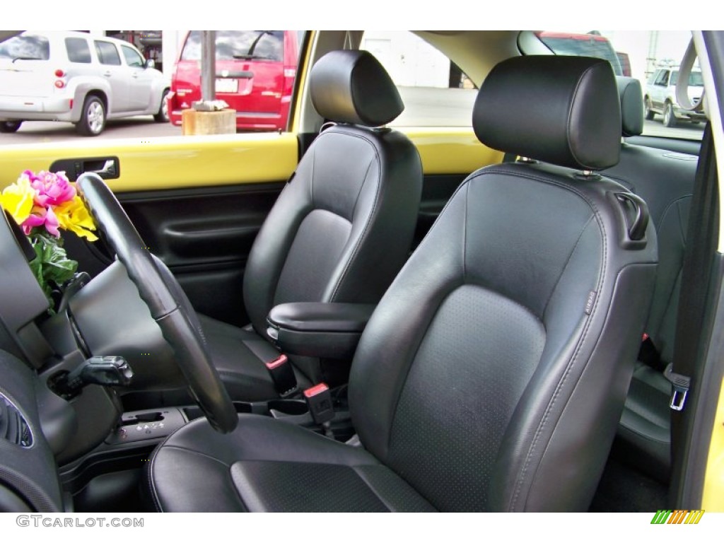 Black Interior 2009 Volkswagen New Beetle 2.5 Coupe Photo #51615952