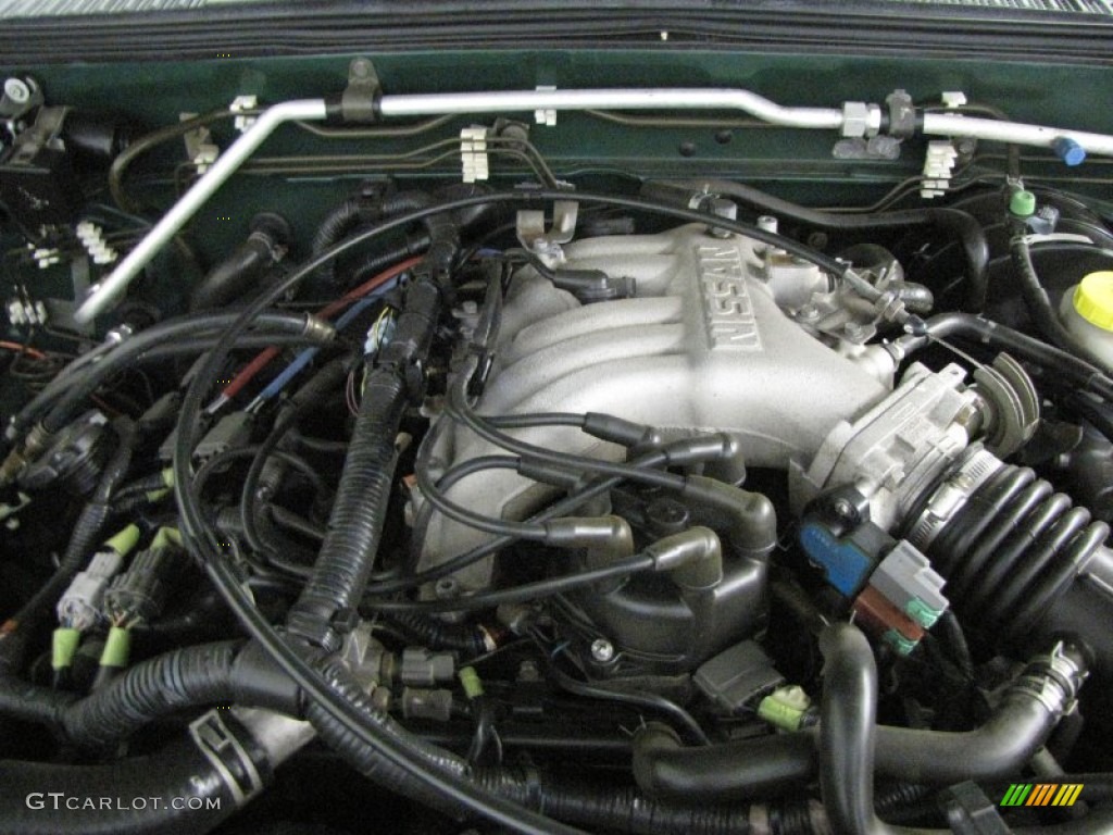 2001 Nissan Frontier XE V6 Crew Cab 4x4 Engine Photos