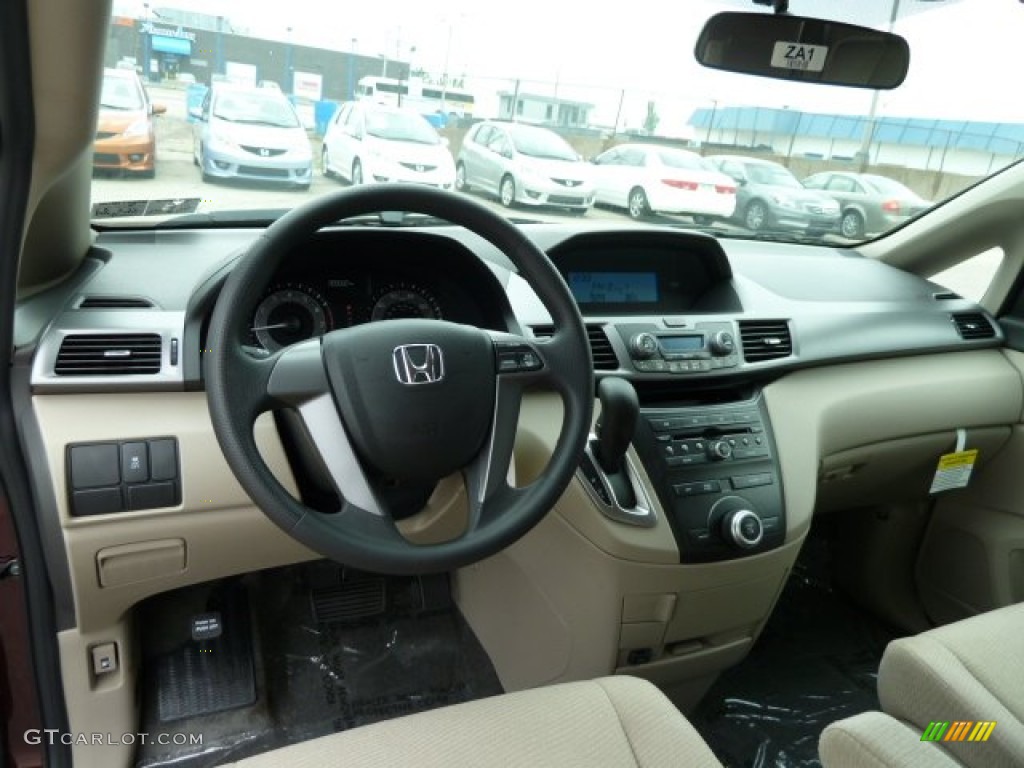 2011 Honda Odyssey LX Beige Dashboard Photo #51616387
