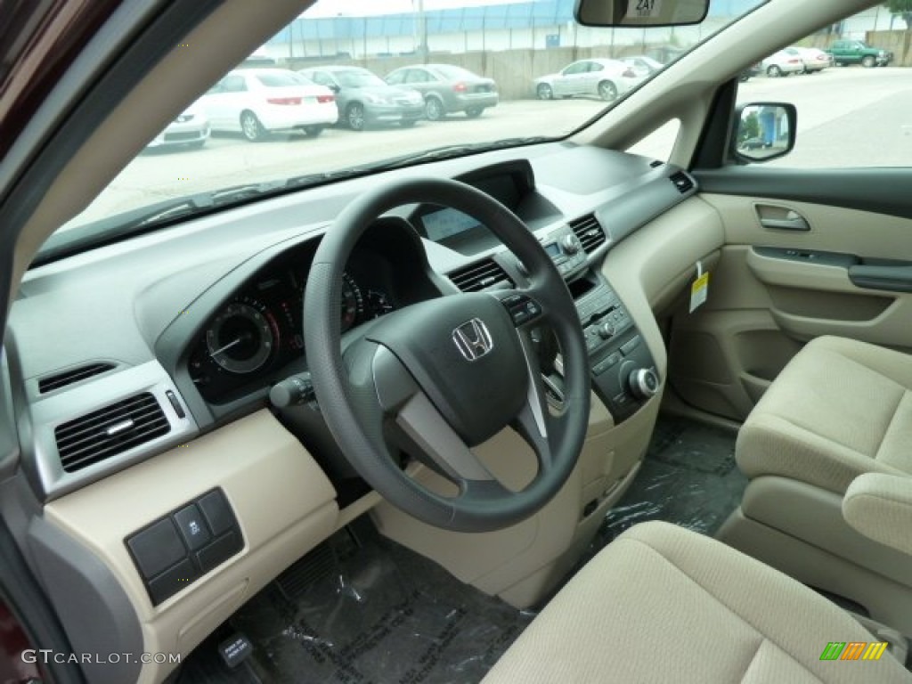Beige Interior 2011 Honda Odyssey LX Photo #51616444