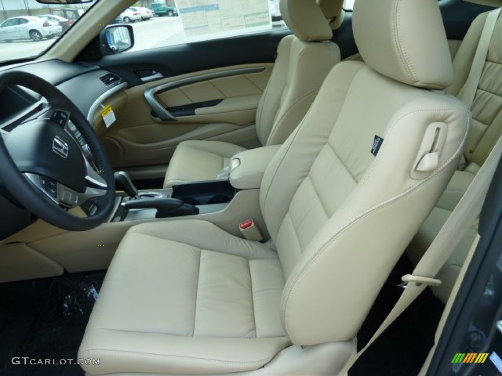 Ivory Interior 2011 Honda Accord EX-L Coupe Photo #51616933