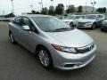 Alabaster Silver Metallic 2012 Honda Civic EX Sedan Exterior