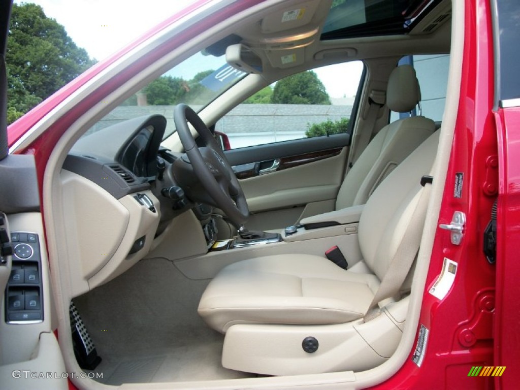 Sahara Beige Interior 2012 Mercedes-Benz SLK 350 Roadster Photo #51618640