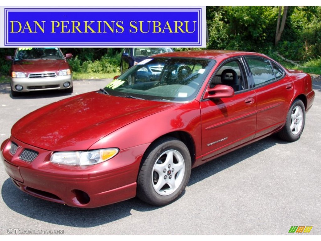 2000 Grand Prix SE Sedan - Redfire Metallic / Graphite photo #1