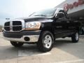 2006 Black Dodge Ram 1500 ST Regular Cab 4x4  photo #7