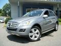 2010 Palladium Silver Metallic Mercedes-Benz ML 350 BlueTEC 4Matic  photo #1