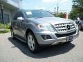 2010 Palladium Silver Metallic Mercedes-Benz ML 350 BlueTEC 4Matic  photo #4