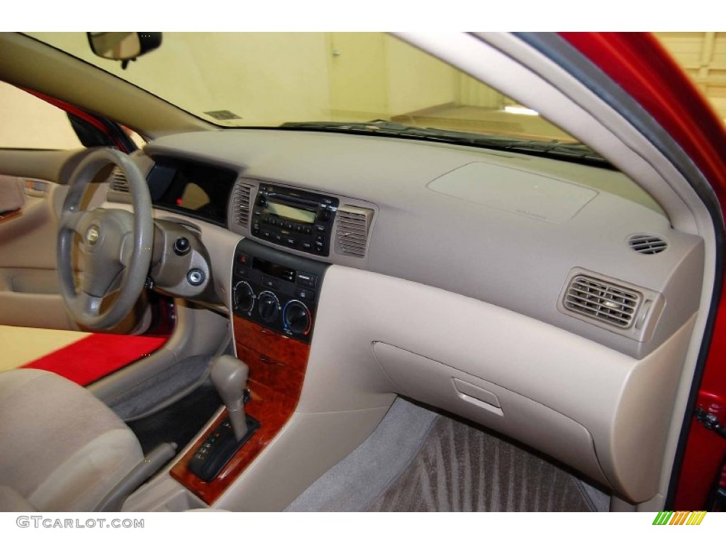 2007 Toyota Corolla LE Beige Dashboard Photo #51622465