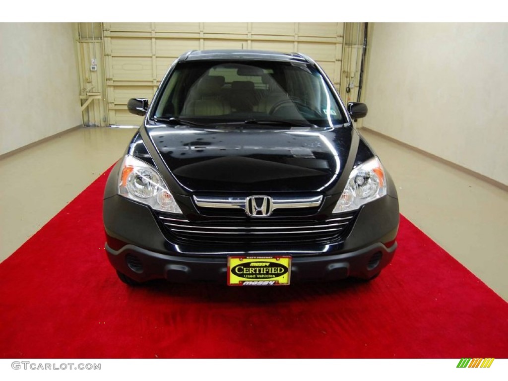 2008 CR-V EX-L - Nighthawk Black Pearl / Gray photo #2