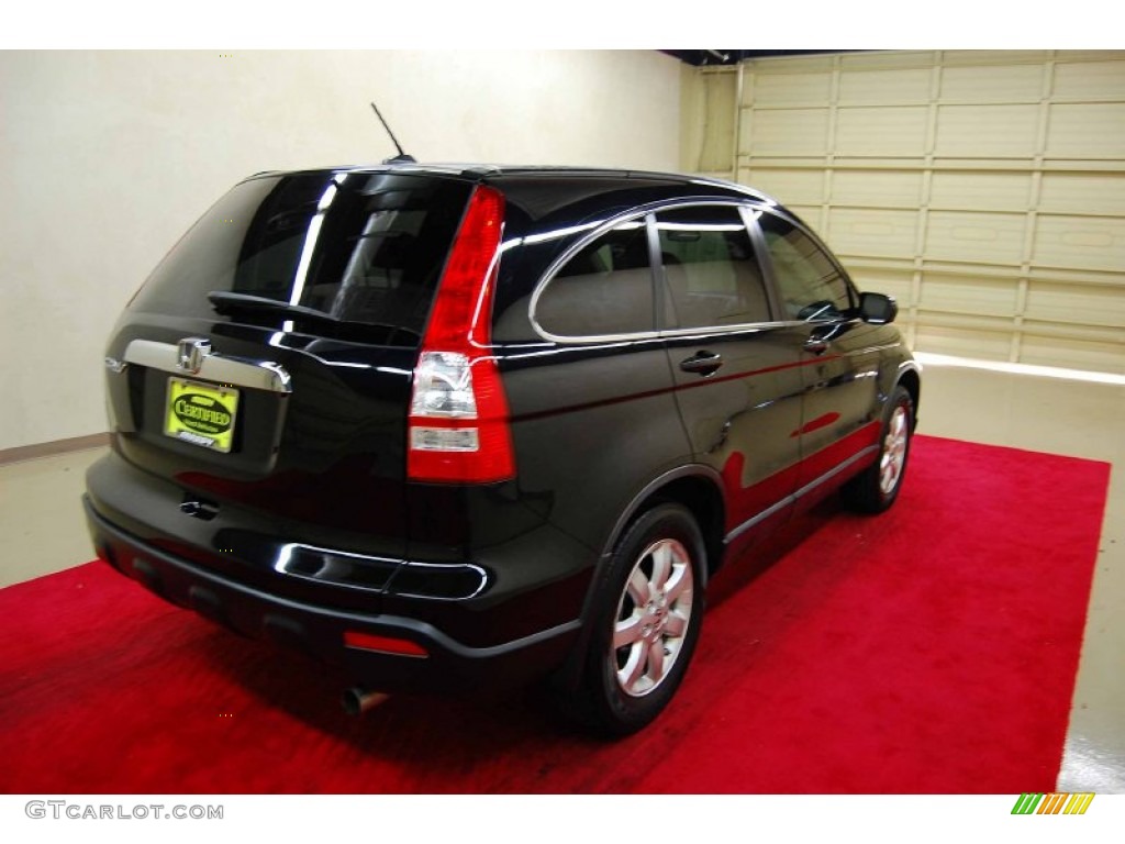 2008 CR-V EX-L - Nighthawk Black Pearl / Gray photo #6