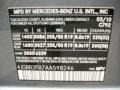 792: Palladium Silver Metallic 2010 Mercedes-Benz ML 350 BlueTEC 4Matic Color Code