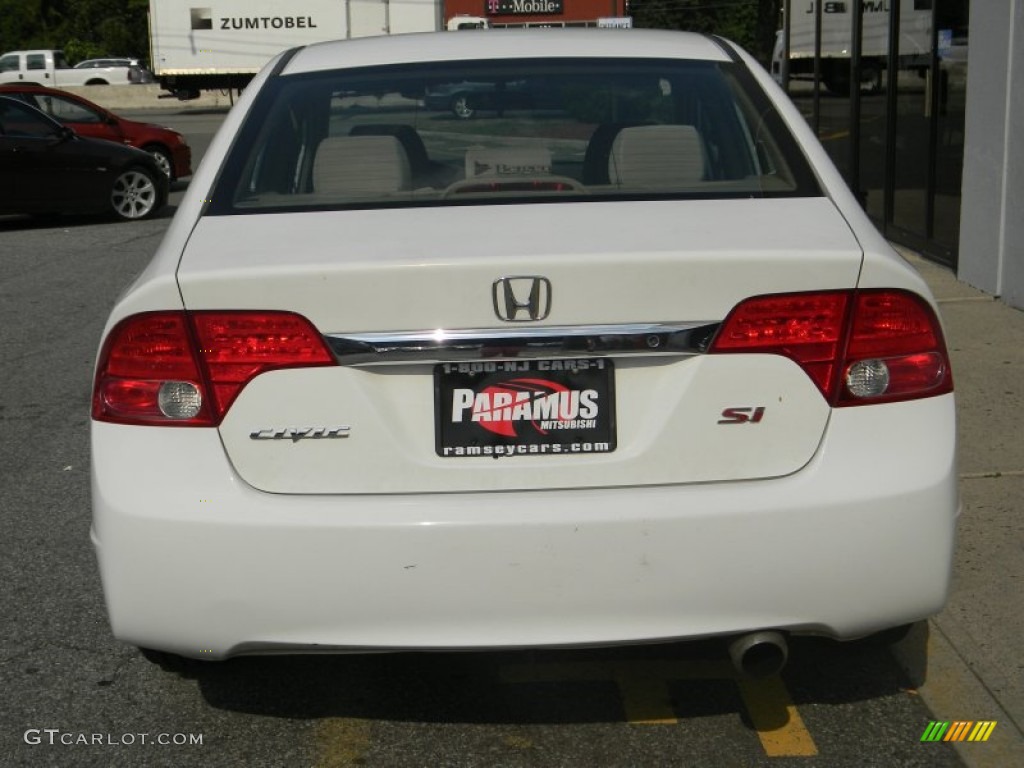 2006 Civic EX Sedan - Taffeta White / Ivory photo #7