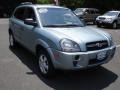 2005 Alpine Frost Light Blue Hyundai Tucson GL  photo #3