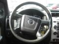 Black 2009 Mercury Mariner V6 Premier 4WD Steering Wheel