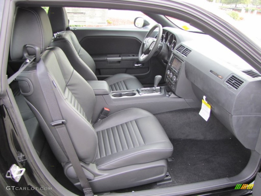 2011 Challenger R/T Plus - Black / Dark Slate Gray photo #8