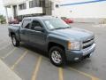 2007 Blue Granite Metallic Chevrolet Silverado 1500 LT Crew Cab 4x4  photo #27