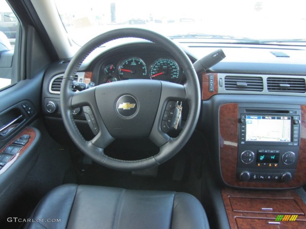 2008 Chevrolet Suburban 1500 LTZ 4x4 Ebony Dashboard Photo #51627982